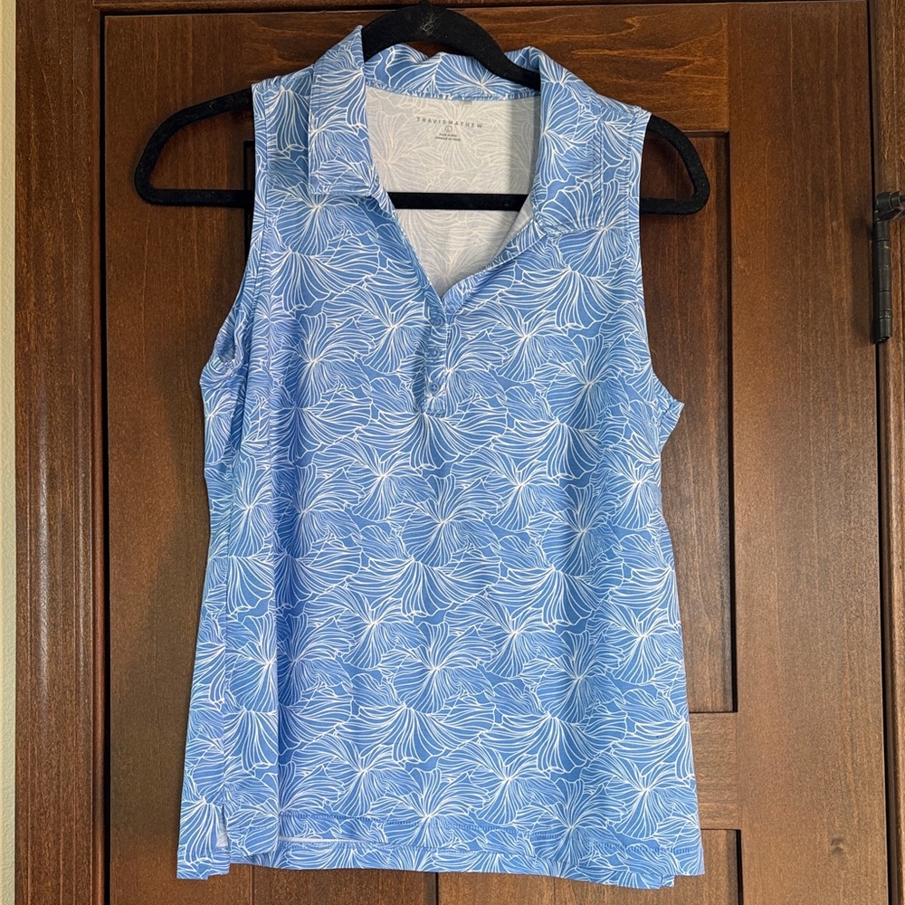 Travis Mathew Featherweight Printed Sleeveless Po… - image 2